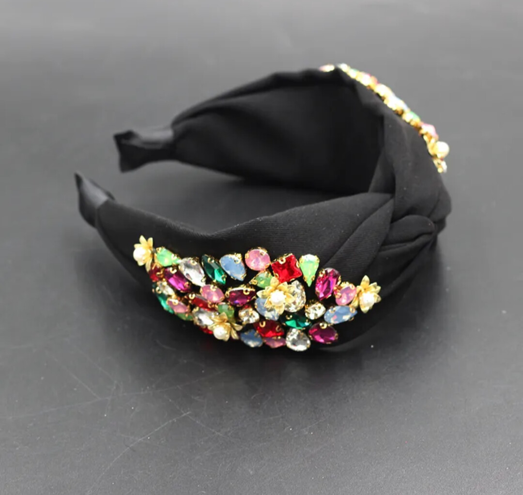 Diadema pedrería talla única