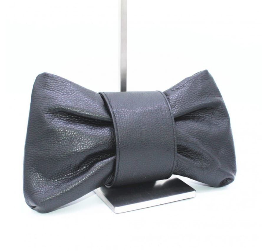 Bolso cartera lazo pie Azul marino