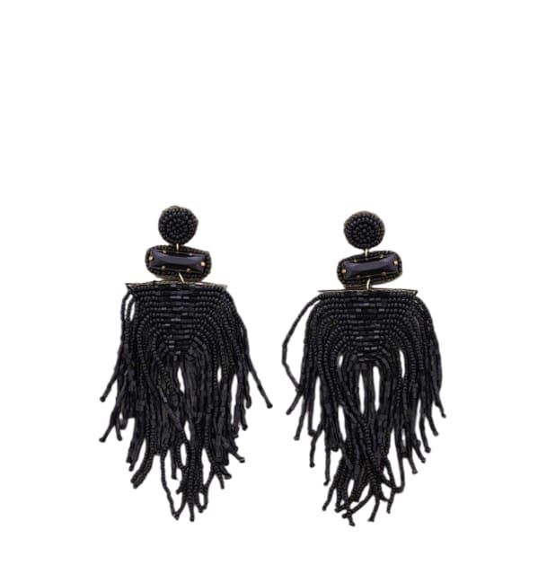 Pendientes Negros largos