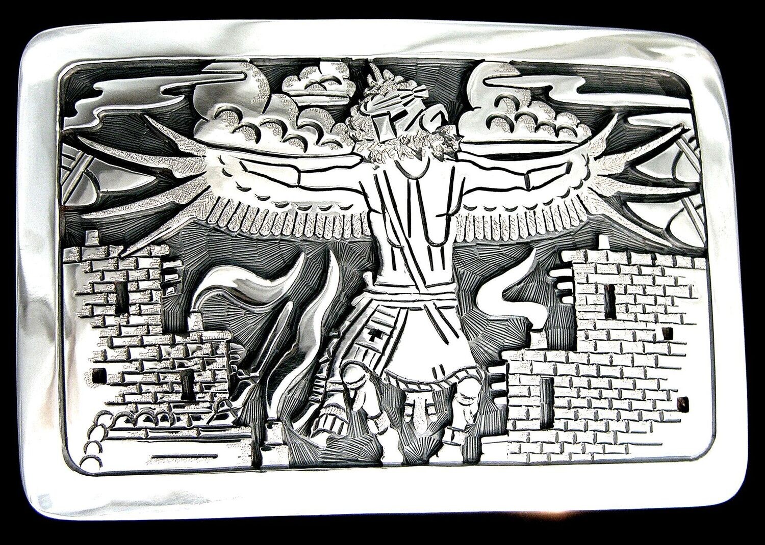 Palakwayo, the Red-tailed Hawk Buckle