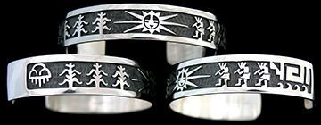 The Flute Priests Bracelet (Three Views)