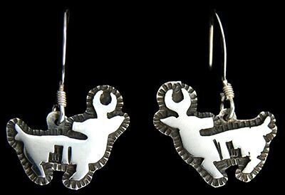 Antelope Dangle Earrings