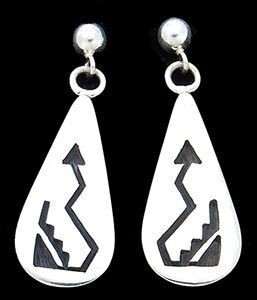 ​Clouds and Lightning Earrings