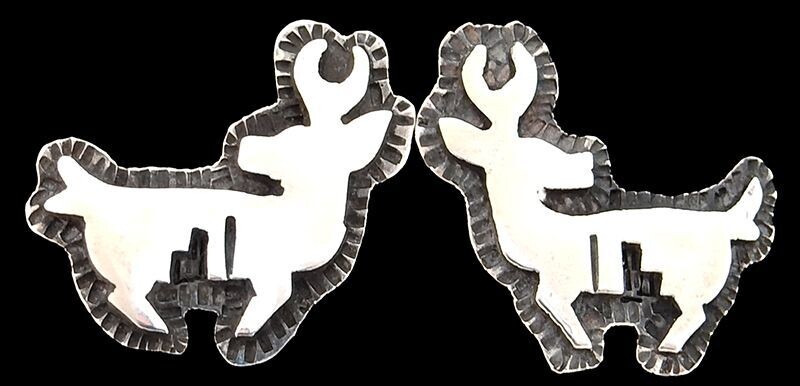 Small Antelope Post Earrings