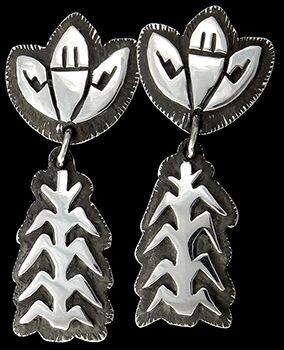 Corn Plant Dangle Earrings