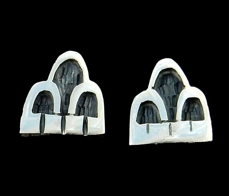 Very Small Rain Cloud Post Earrings