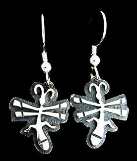 Mimbres Dragonfly Dangle Earrings