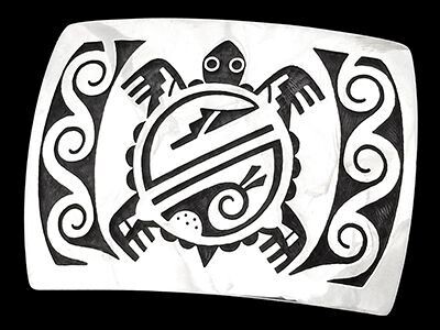 Swimming Turtle Buckle