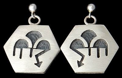 Storm Cloud Dangle Earrings