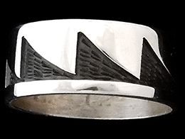 Water Waves Size 10 1/4 Ring