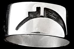 Prayers Feathers Design Size 11 Ring