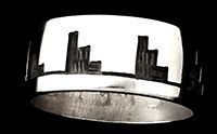 Cloud Design Size 10 Band Ring