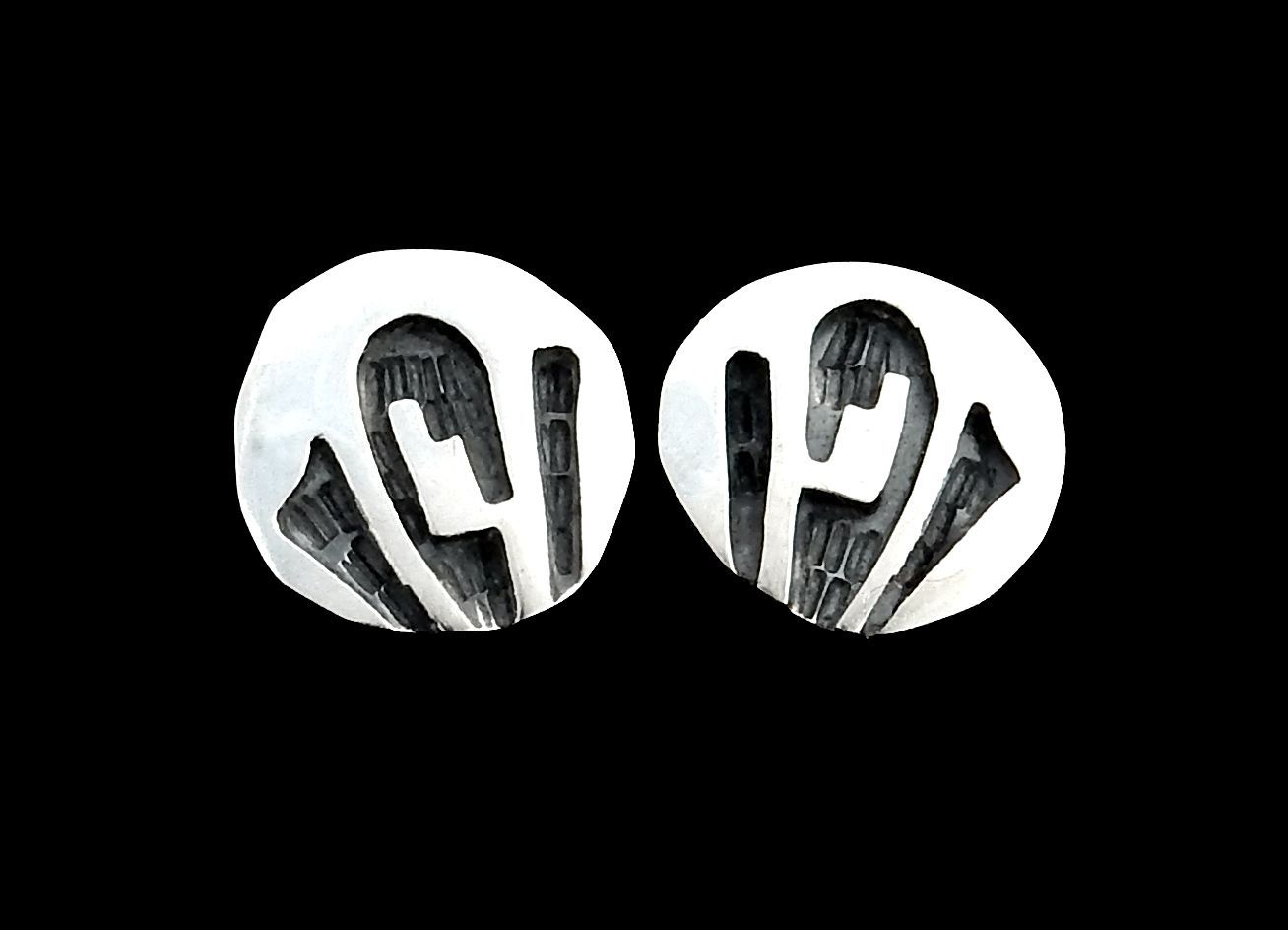 Very Small Prayer Feather Post Earrings