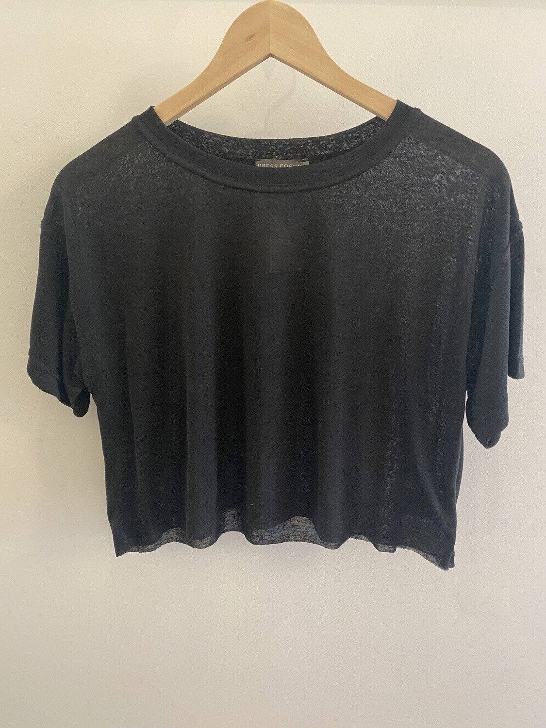 FT5655 DF ss crop tee