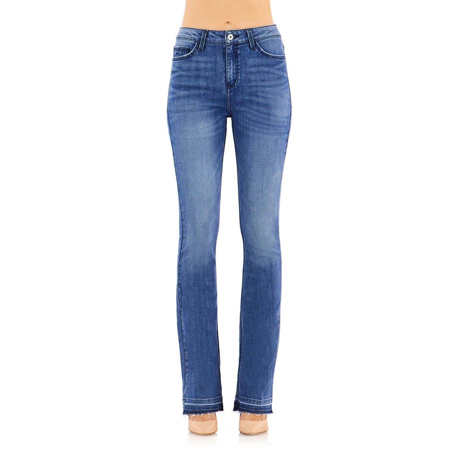 Morrison &quot;Starlet&quot; raw hem boot cut mid rise MD1998