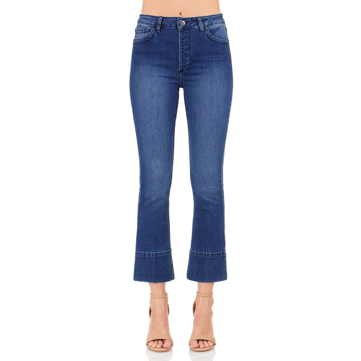 Morrison &quot;Starlet Crop&quot; medium wash large hem MD1998-BC251F