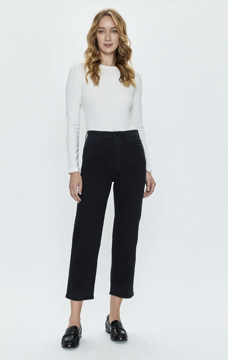 Pistola &quot;Cassie&quot; super high rise straight crop P00016323EO