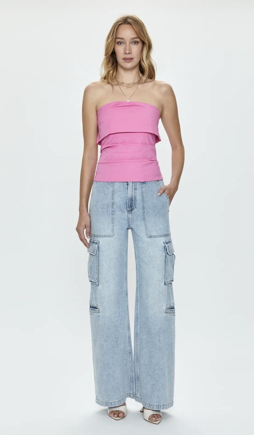 Pistola &quot;Milo&quot; utility high rise ultra wide leg p00016225dc