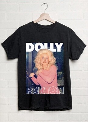 M2715 Livy Lu Dolly Parton in Pink Thrifted Tee