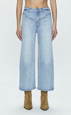 Pistola &quot;Lana&quot; crop front yolk western high rise ultra wide leg P00016235RJ-SNTVT