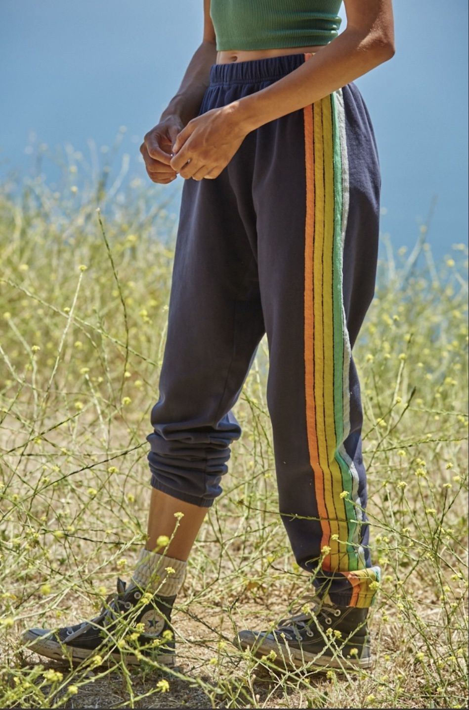 Rainbow stripe jogger L6906 By Together