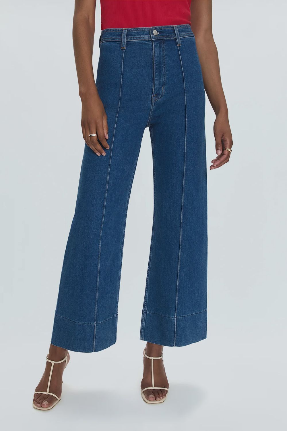Pistola &quot;Penny&quot; pintuck ankle high rise wide leg, large hem, P00016581SJ