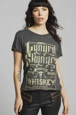 Lynyrd Skynyrd Whiskey ss burnout  tee RK 303017