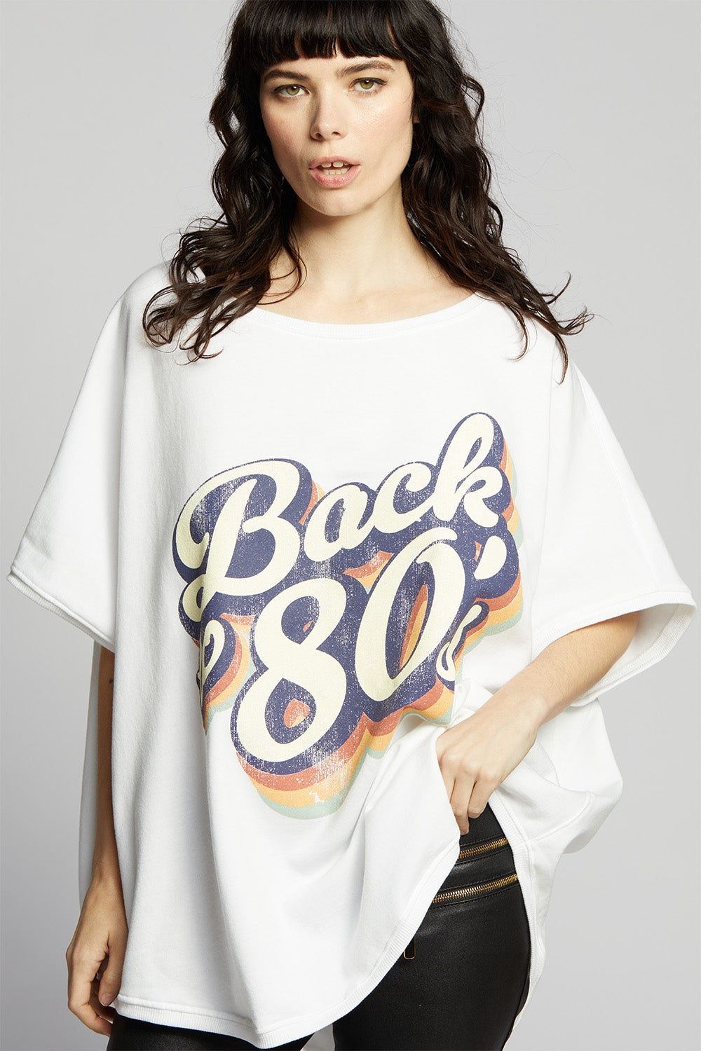 Back to 80&#39;s one size ss sweatshirt RC