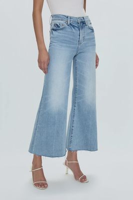 Pistola &quot;Izzy&quot;  mid rise wide leg crop raw hem P00016350DN