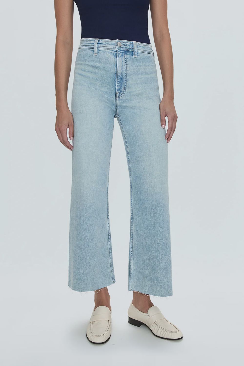 Pistola &quot;Penny&quot; crop high rise wide leg P00016584SJ