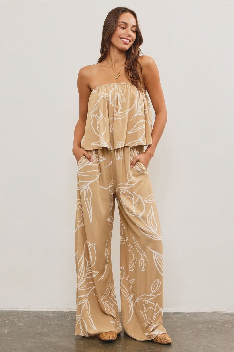 Open back strapless draped front jumpsuit MS S25099NBB