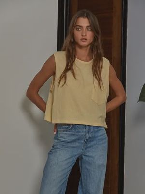 Just A Sec one pocket ss muscle Tank BT RJ3132