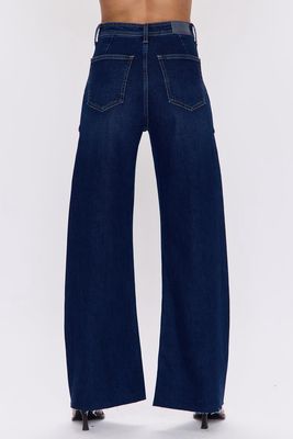 Pistola "Penny" utility high rise wide leg raw hem Calna