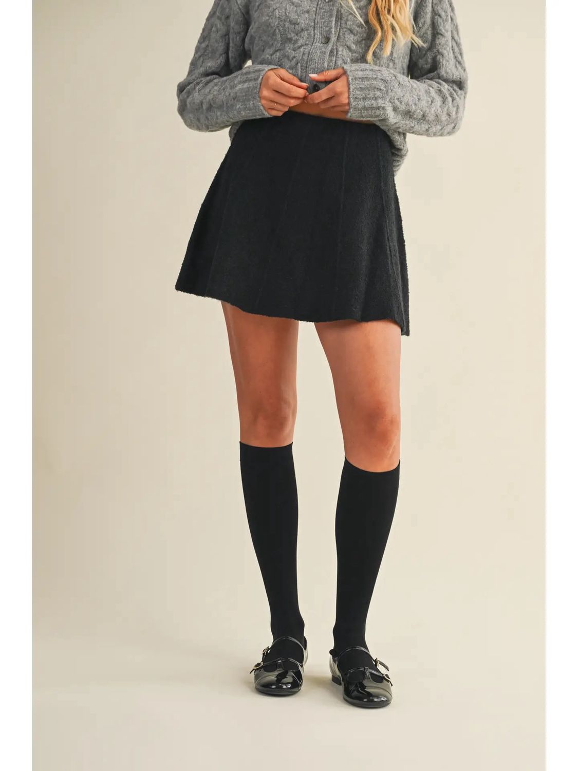 Flare Sweater Skirt