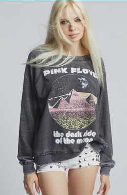 Pink Floyd the Dark side of the moon burnout sweatshirt