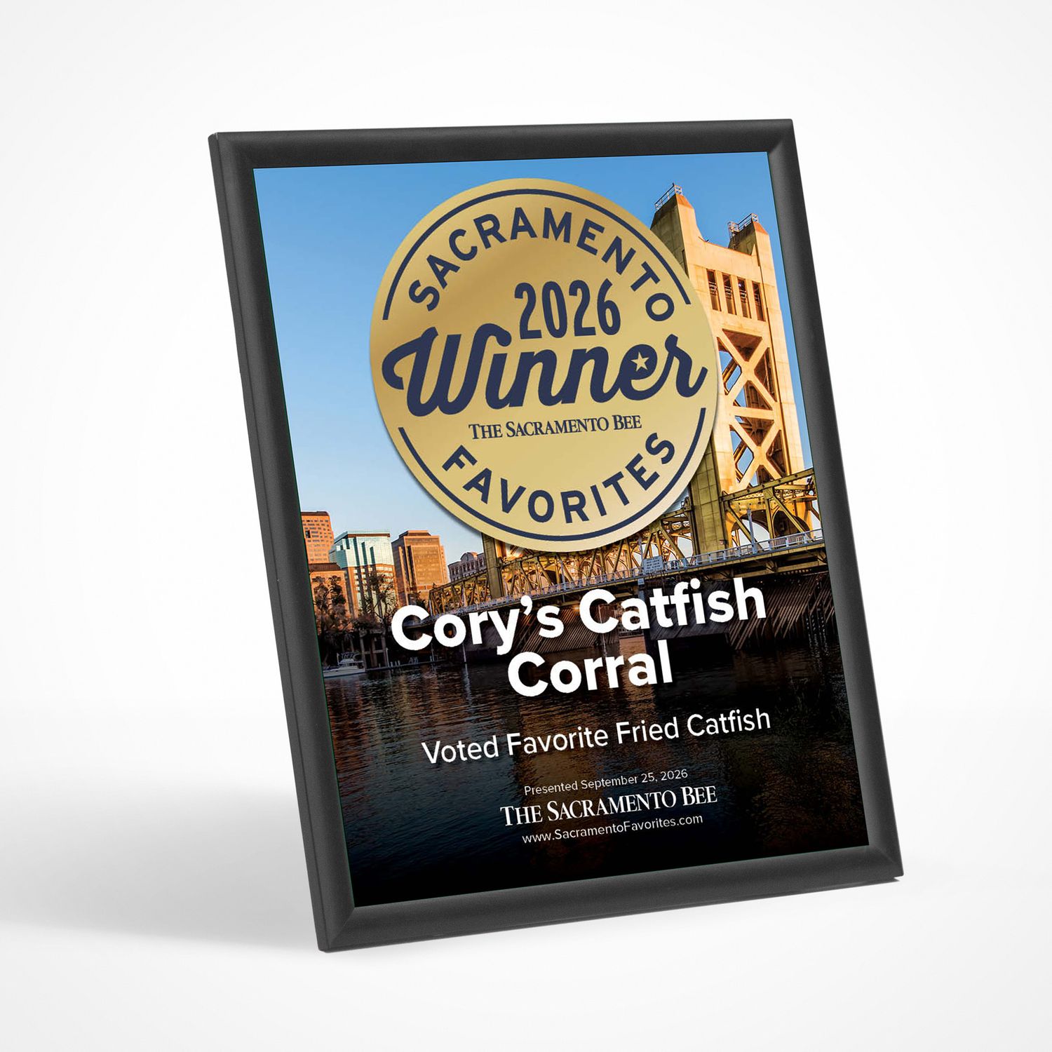 Winner's Modern Plaque