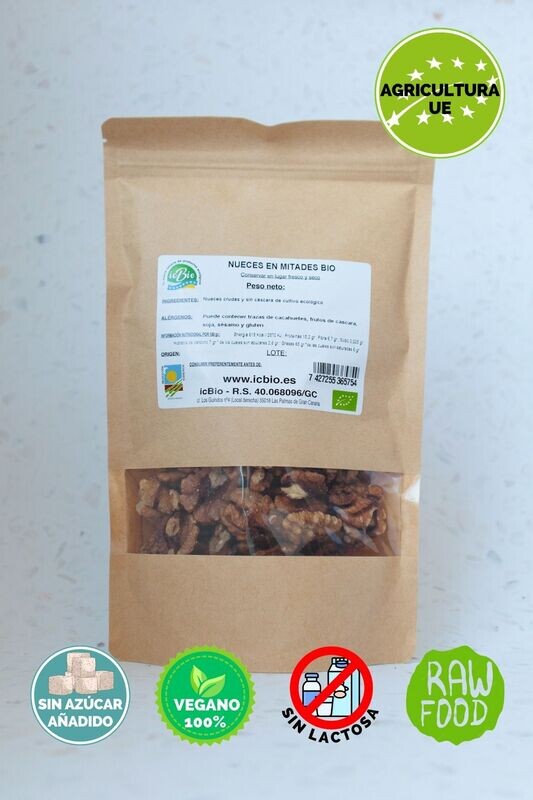 NUECES EN MITADES BIO 1 KG