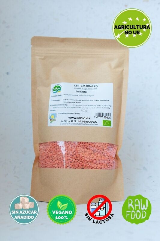 LENTEJA ROJA BIO 1 KG