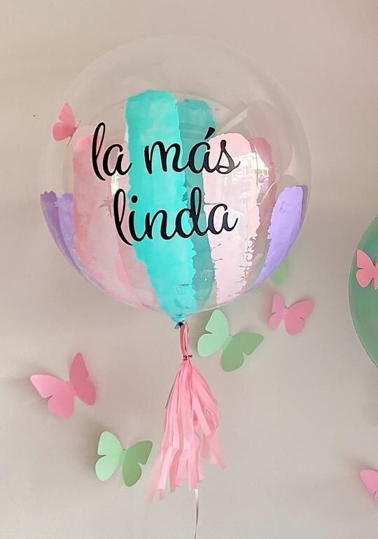 GLOBO BURBUJA PERSONALIZADA