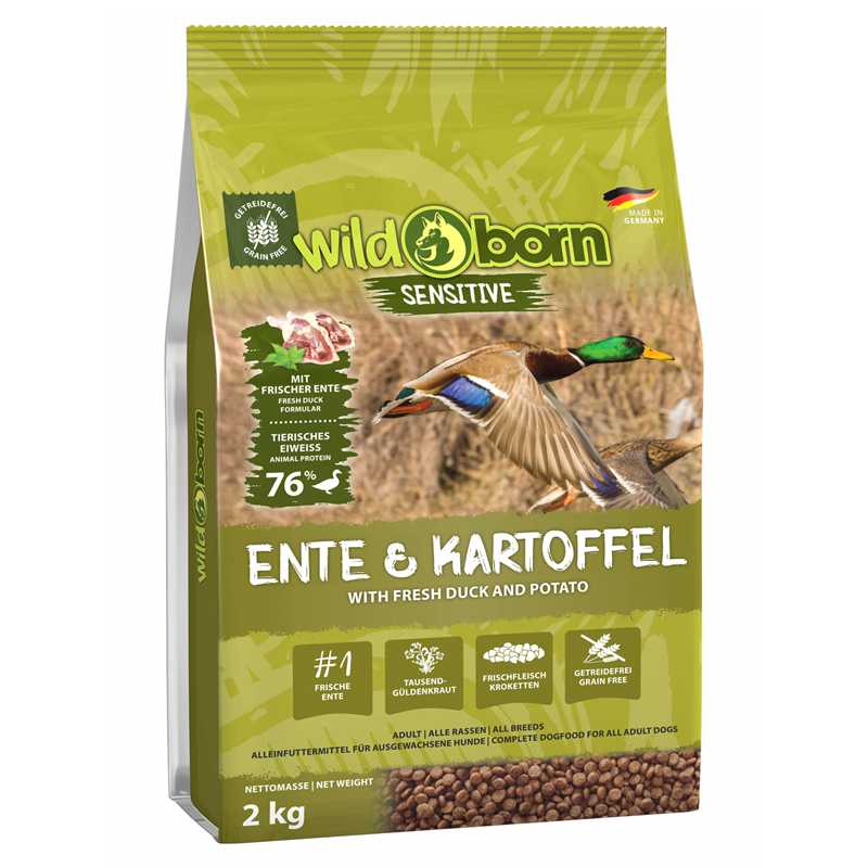 Wildborn Ente &amp; Kartoffel Adult 2 kg
