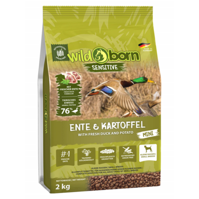 Wildborn Ente &amp; Kartoffel MINI 2 kg
