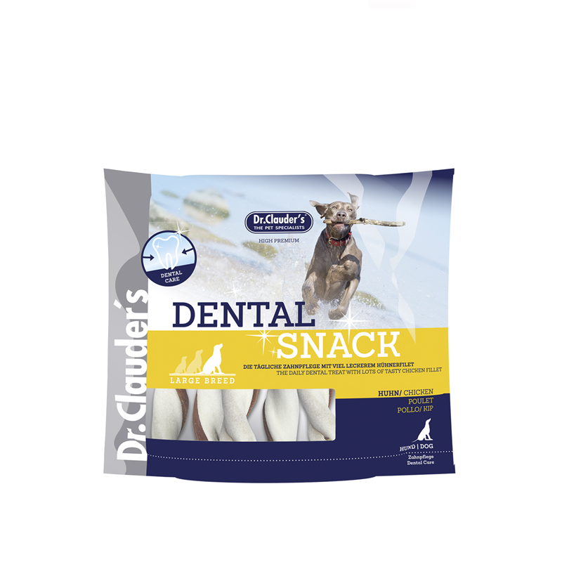 Dr. Clauders Dog Snack Dental Huhn large breed 500g