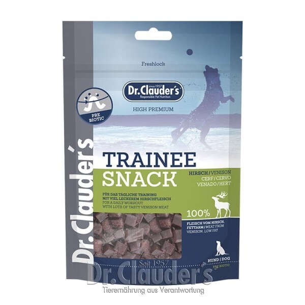 Dr Clauders Trainee Snack Hirschfleisch 80g