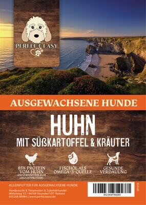 Grain Free Ausgewachsene Hunde Huhn mit Süßkartoffel &amp; Kräuter