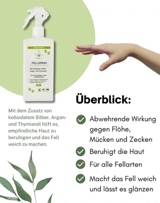 TraumaPet| Fellspray Zecken-, Mücken- und Flohschutzmittel | Für Tiere