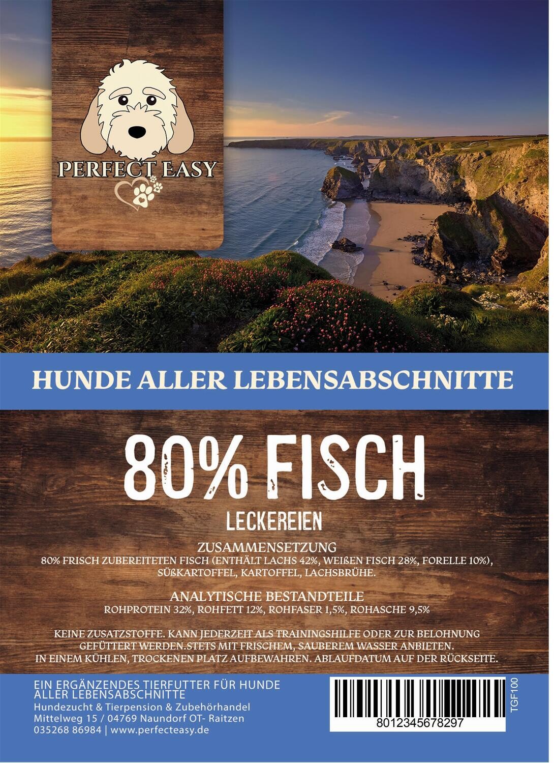 80% Fisch Leckereien