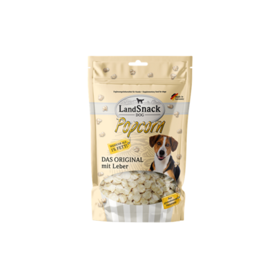 LandSnack Dog Popcorn mit Leber und Vitaminen 100g