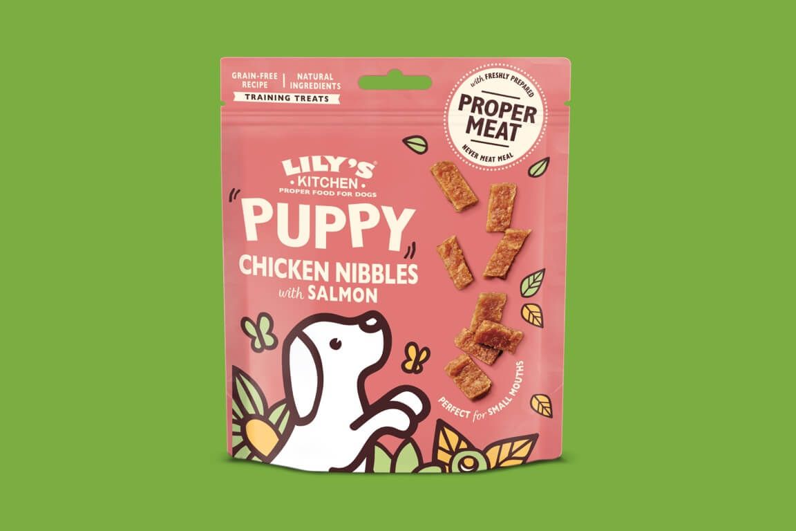 Lilys Kitchen Puppy Chicken and Salmon Nibbles