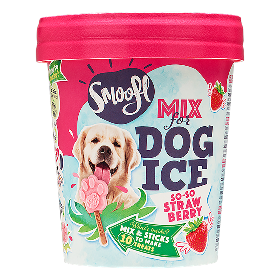 Hundeeis Smoofl MIX FOR DOG ICE Strawberry