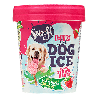 Hundeeis Smoofl MIX FOR DOG ICE Strawberry